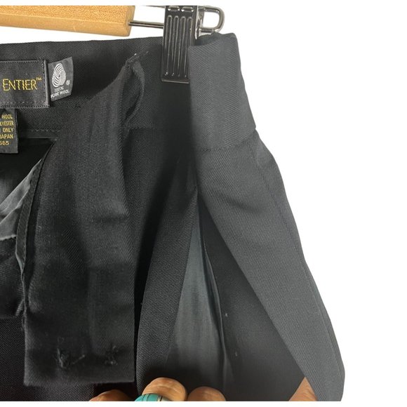 Vintage Classiques Entier 100% Wool Black Pants, Women's Size 16 - Picture 7 of 11